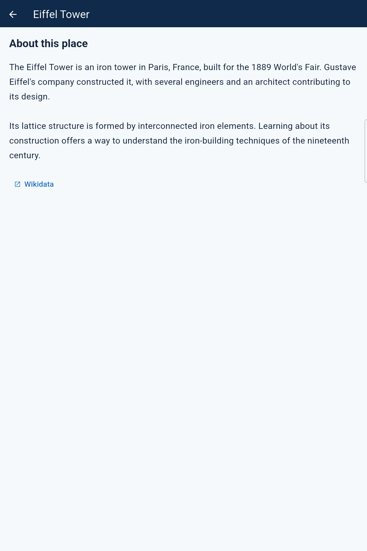 Destination guides available offline